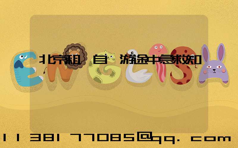 北京租車自駕游途中急救知識